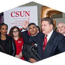 CSUN Volunteer Income Tax Assistance and Senator Hertzberg team up to help low-income families.