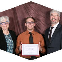 CSUN’s Aaron Miller received the prestigious Crellin Pauling Student Teaching Award and earned a scholarship.
