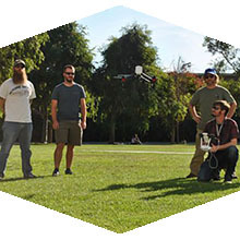 CSUN Geography students have developed a drone program to help make the campus more sustainable.