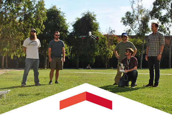 CSUN Geography students have developed a drone program to help make the campus more sustainable.