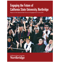 Cover of Engaging the Future of California State University, Northridge: Report of the Special Task Force on Engagement.