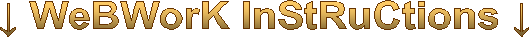 ↓ WeBWorK InStRuCtions ↓