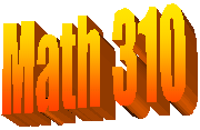 Math 310 