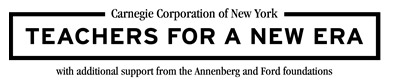 Teachers for a New Era Logo.  Click to visit site.