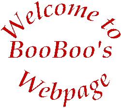 BooBoo's 
Webpage