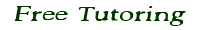 Free Tutoring