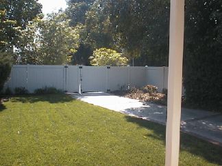 View from my house of the driveway