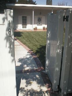 View of my house from gate