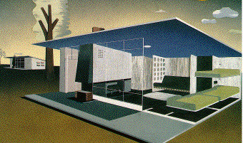 40's house plan from Cooper Hewitt