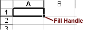 Fill Handle Illustration