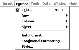 Format Menu