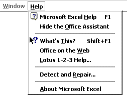 Help Menu