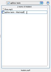 Fugu renaming files and folders window