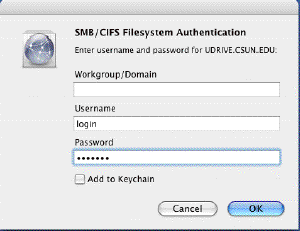 Authentication prompt box