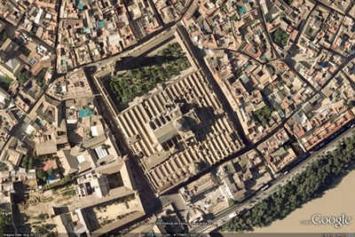 mosque from air
