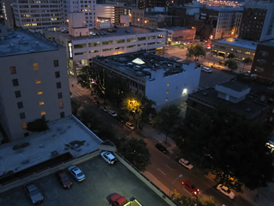Night view of Macys