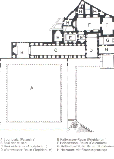 faustina therme plan