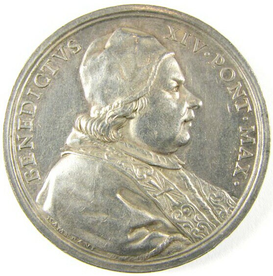 Pope Benedict XIV, 1740