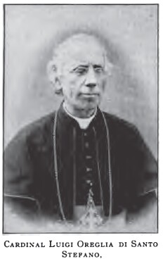 photo of Luigi Cardinal Oreglia, Camerlengo in 1903