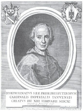 etching of Cardinal  Giuseppe Renato Imperiali
