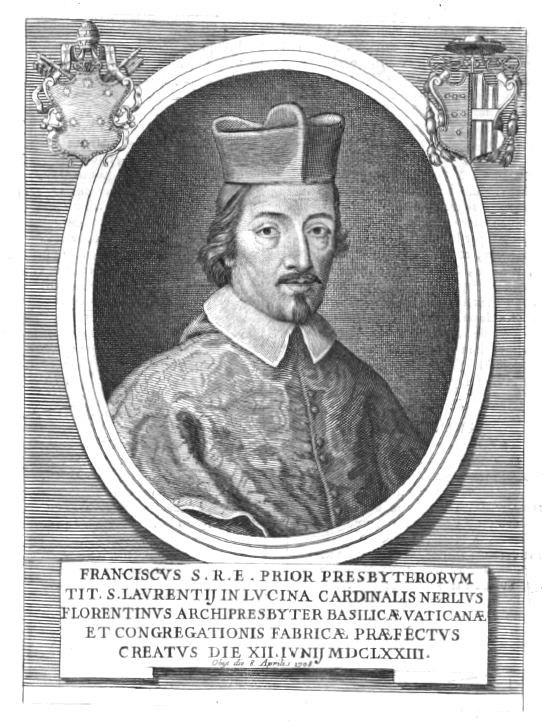 Cardinal Francesco Nerli, engraving