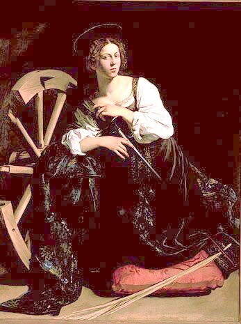 Caravaggio's Catherine