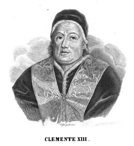 etching of Clement XIII