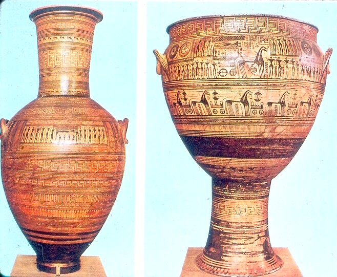 Greek vases-after Trojan war