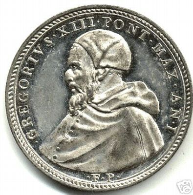 Pope Gregory 13, 1572