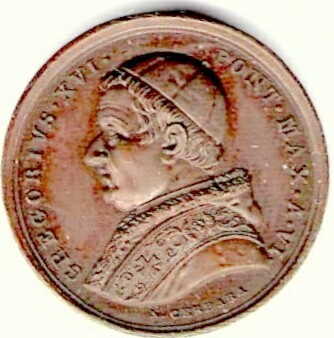 Gregory XVI,  1836