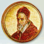 Mosaic Portrait of Pope Gregory XIV, from St. Paul's Basilica, Rome