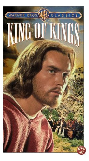 Jeffrey Hunter as Jesus, in _King of Kings_