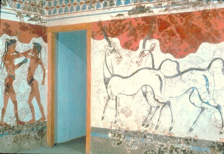 Frescoes at Knossos
