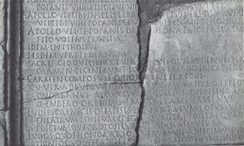 Ludi Saeculares Inscription (ILS 5050)