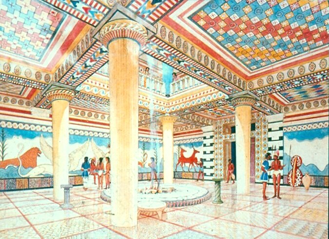 Cretan palace-the andron