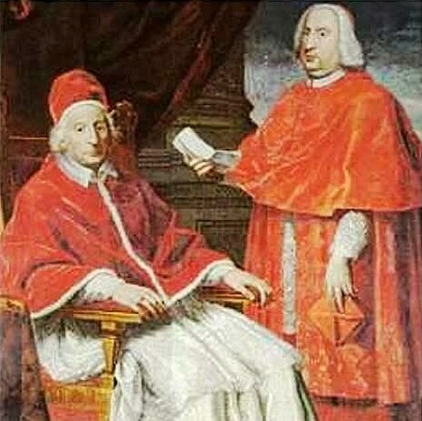 dual portraits of Clement XII and his Nephew, Neri Corsini