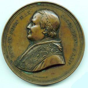 Bust of Pope Pius IX, 1869