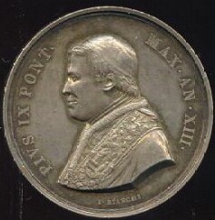 Bust of Pope Pius IX, 1858