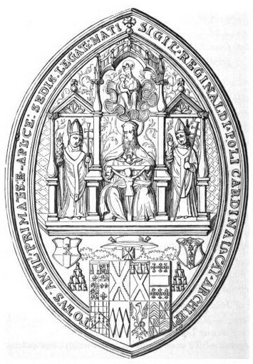 The seal of Cardinal Pole as Legate in England