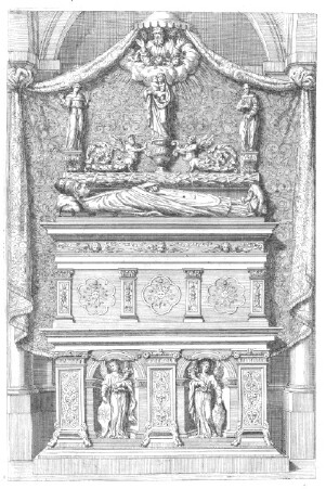 Tomb of Alexander V in Bologna, before desecration of 1798