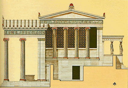 Erechtheum, west front