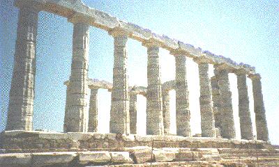 Remains of the Temple of Poseidon at Sounion