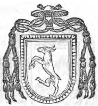 the coat of arms of Cardinal  Giovanni de Cupis