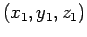 $(x_1, y_1, z_1)$