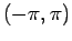 $ (-\pi,\pi)$