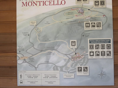 map of monticello