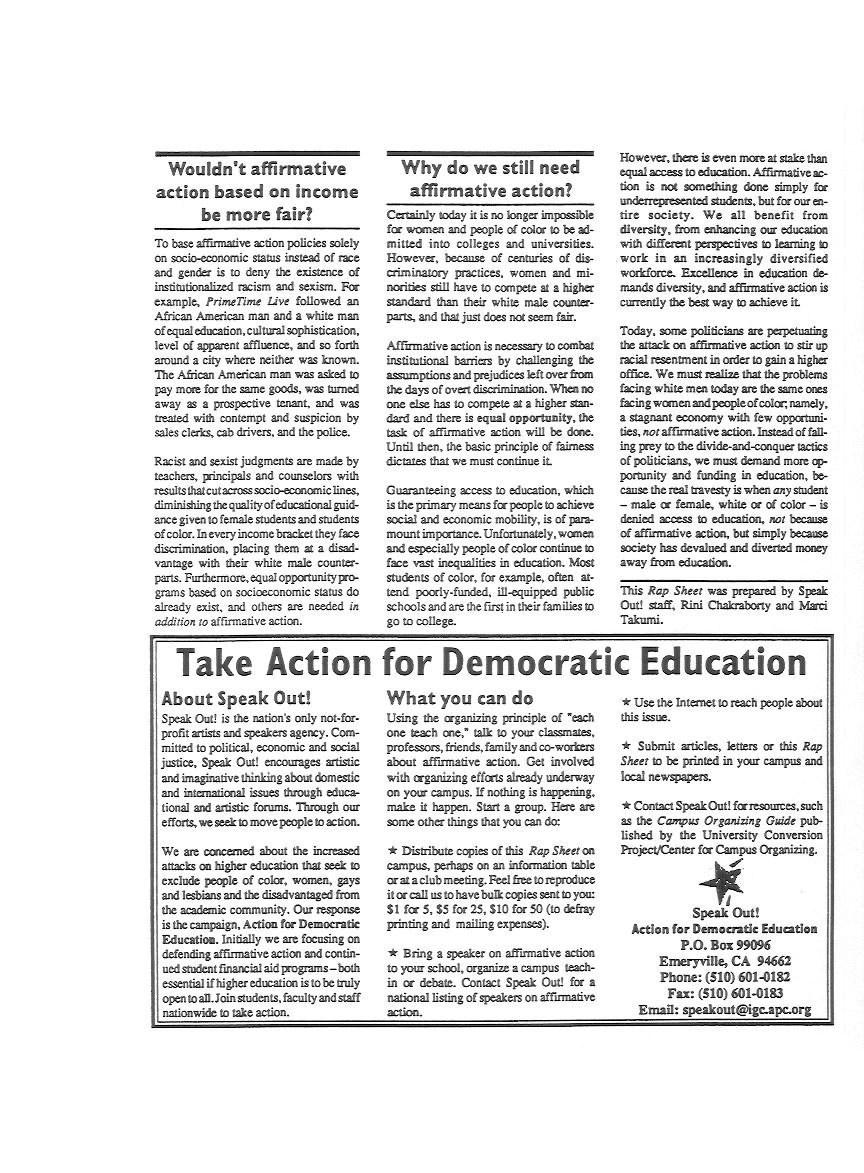 affirmative action and higher education essay affirmative action and higher education essay