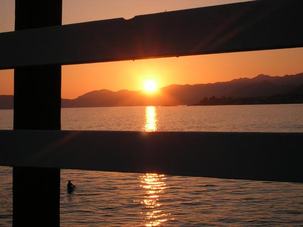 sunset at pismo beach