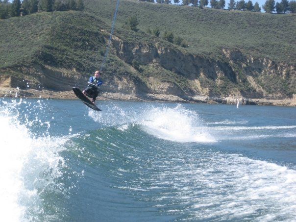 flying at castaic lake