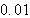 $0.01$